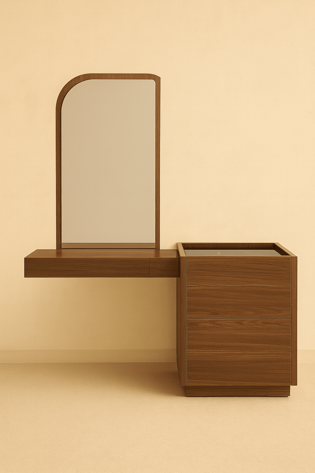 Modern Dressing Table 150x40cm - Brown RA-H35