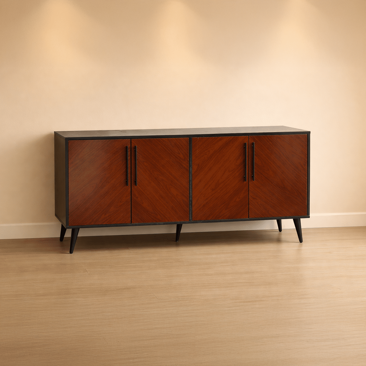 Modern Buffet 160x50cm - Black & Brown RA-BUF18