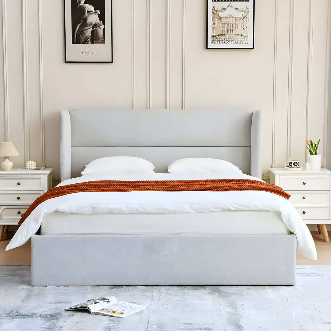 سرير مودرن 160×200سم -أبيض RA-BD114