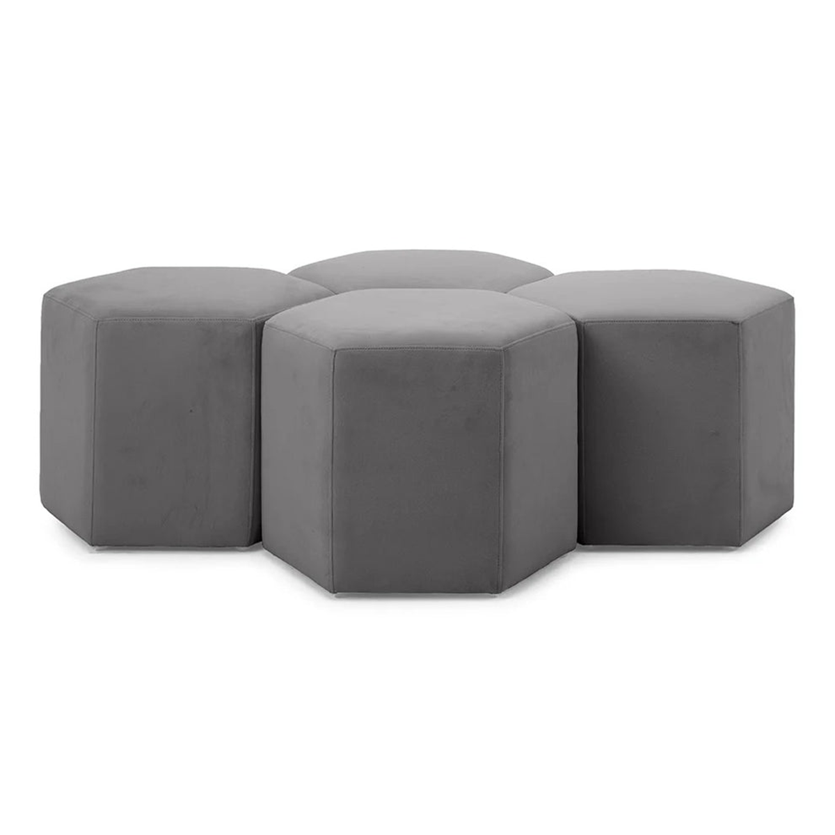 Modern pouf 50x40 cm - Grey RA-BF37
