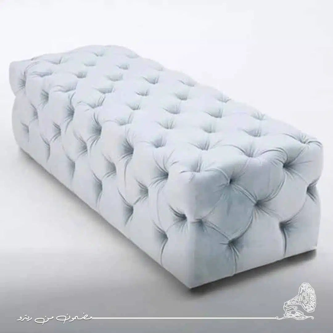 Quilted bench 45x120cm - Light Grey RA-BC03