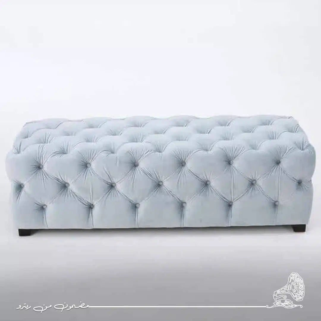 Quilted bench 45x120cm - Light Grey RA-BC03