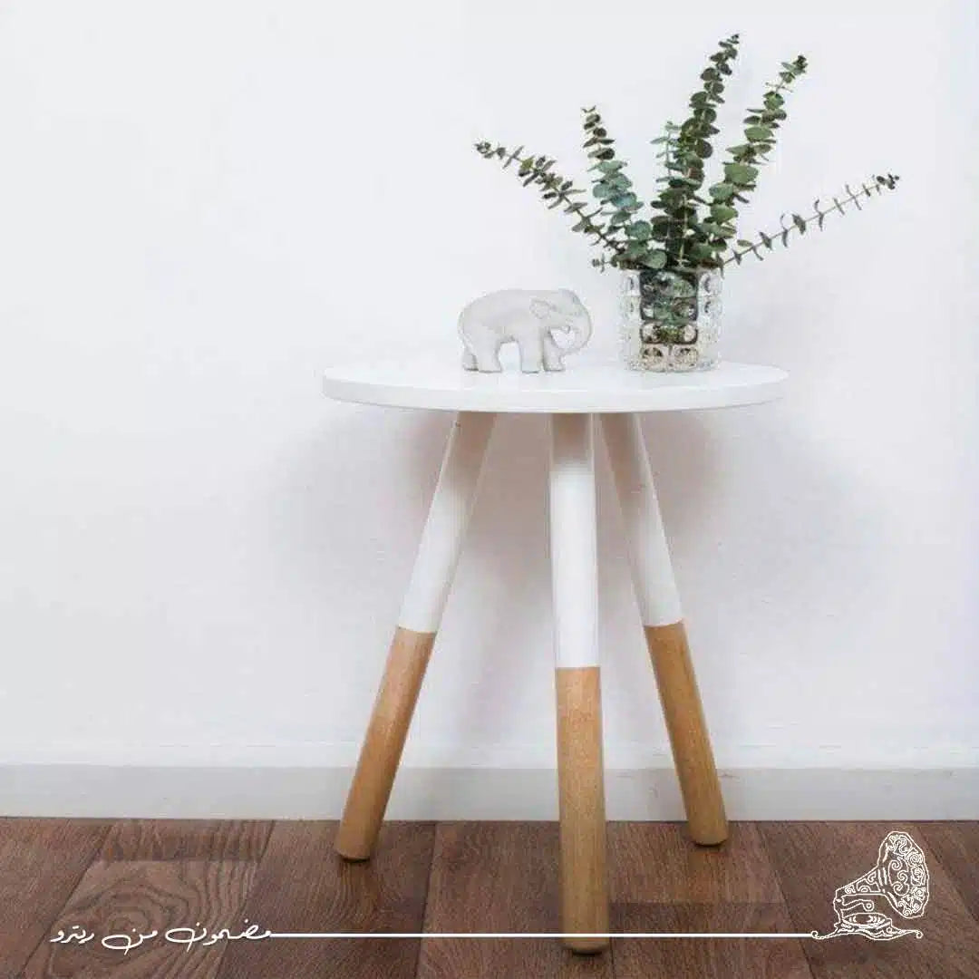 Side table 40x60cm – WhitexBeige RA-T22