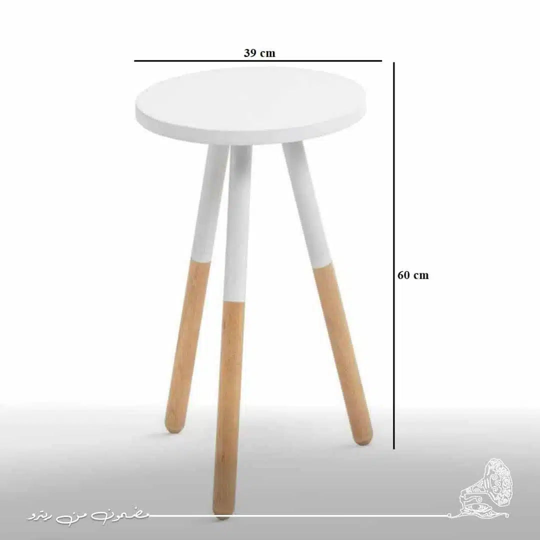 Side table 40x60cm – WhitexBeige RA-T22