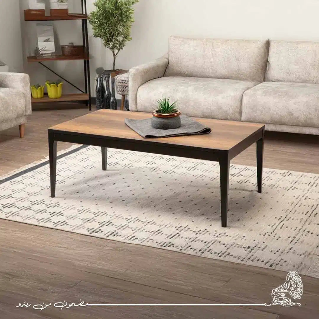 ترابيزة قهوة 120×70سم - بني×أسود RA-T35