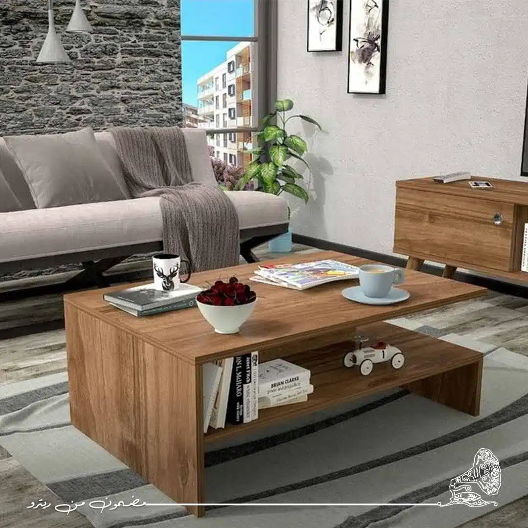 ترابيزة قهوة 90×60سم - بني RA-T06