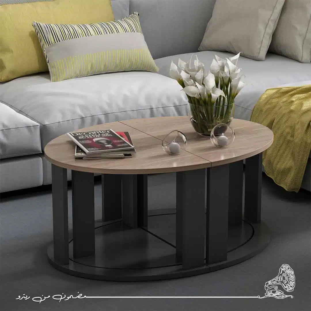 ترابيزة قهوة 90×60سم- خشبي×أسود RA-T10