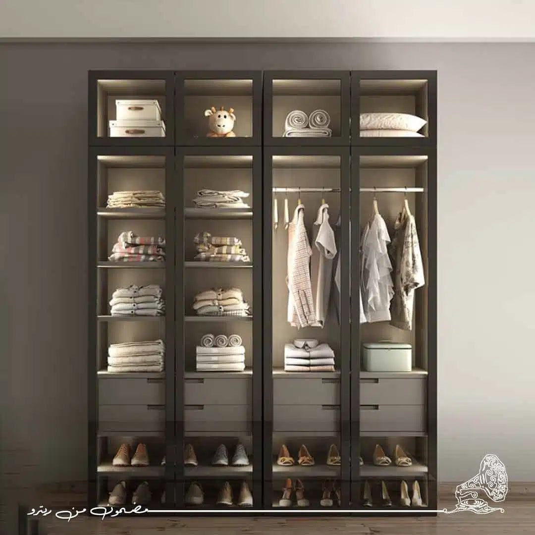 Modern Dressing Room 150x220cm - Black RA-D67