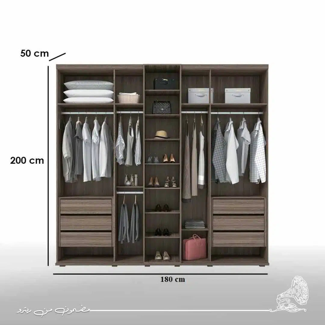 دريسنج مودرن 180×200سم–بني RAF-D40