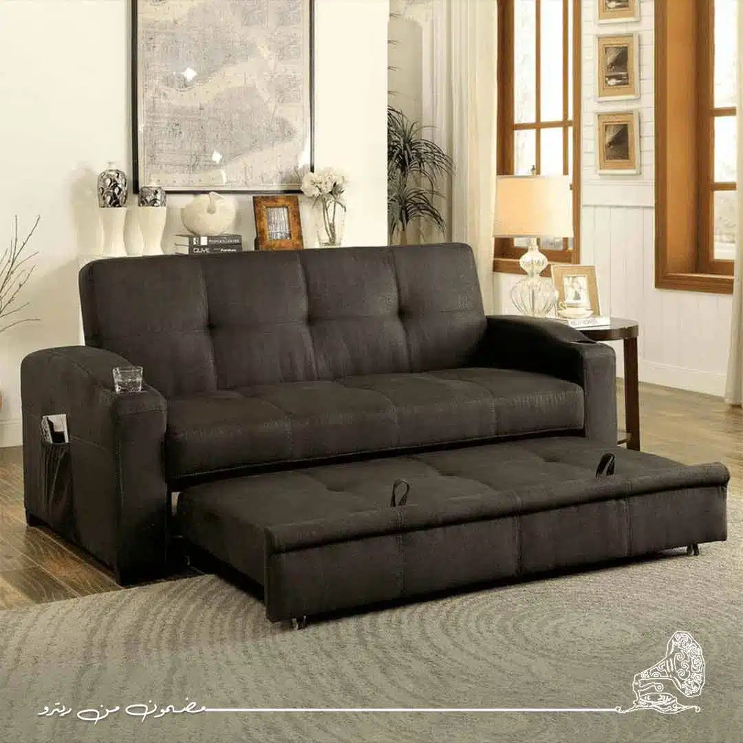 كنبة سرير 95×225سم-بني RA-SF104