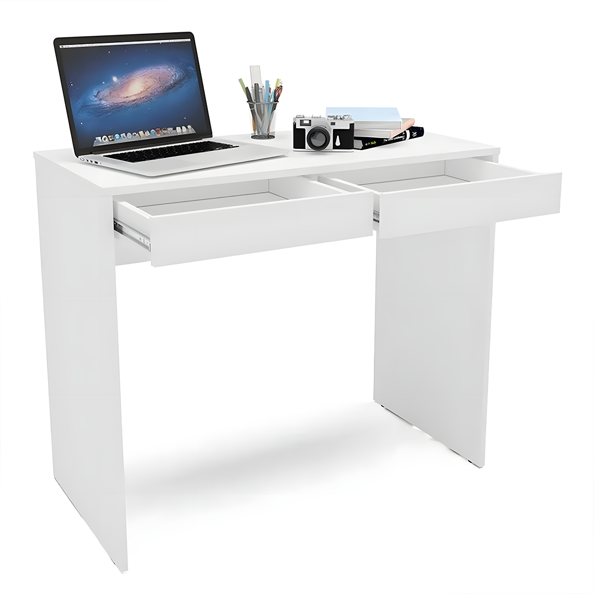 Modern desk 100x40cm - White RA-F104