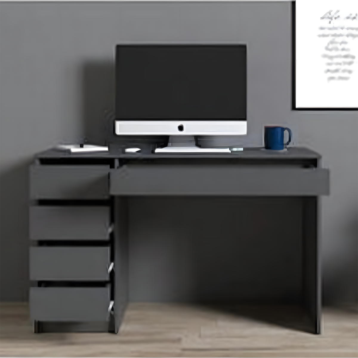 Modern desk 120x45cm - Gray RA-F106