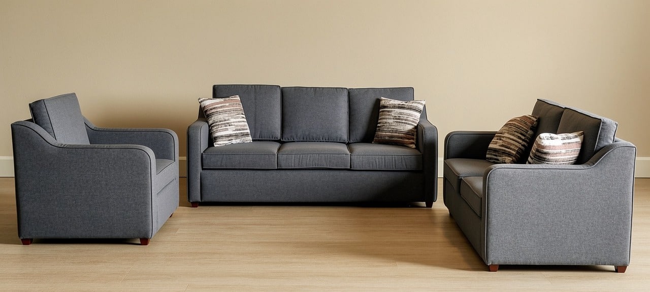 3-piece sofa set - Gray RA-LR28