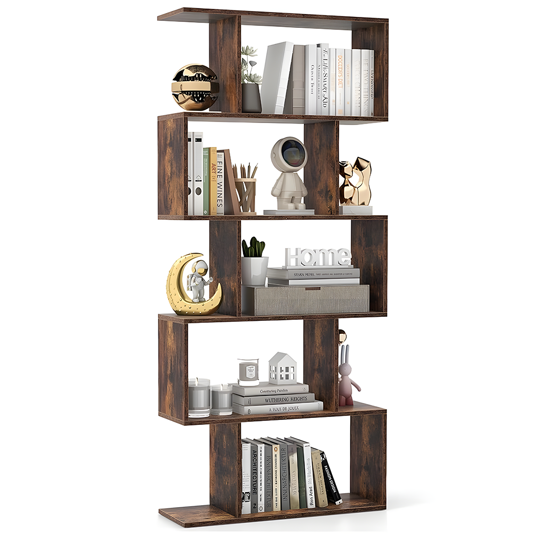 مكتبة مودرن 70×170سم-بني RA-MK65