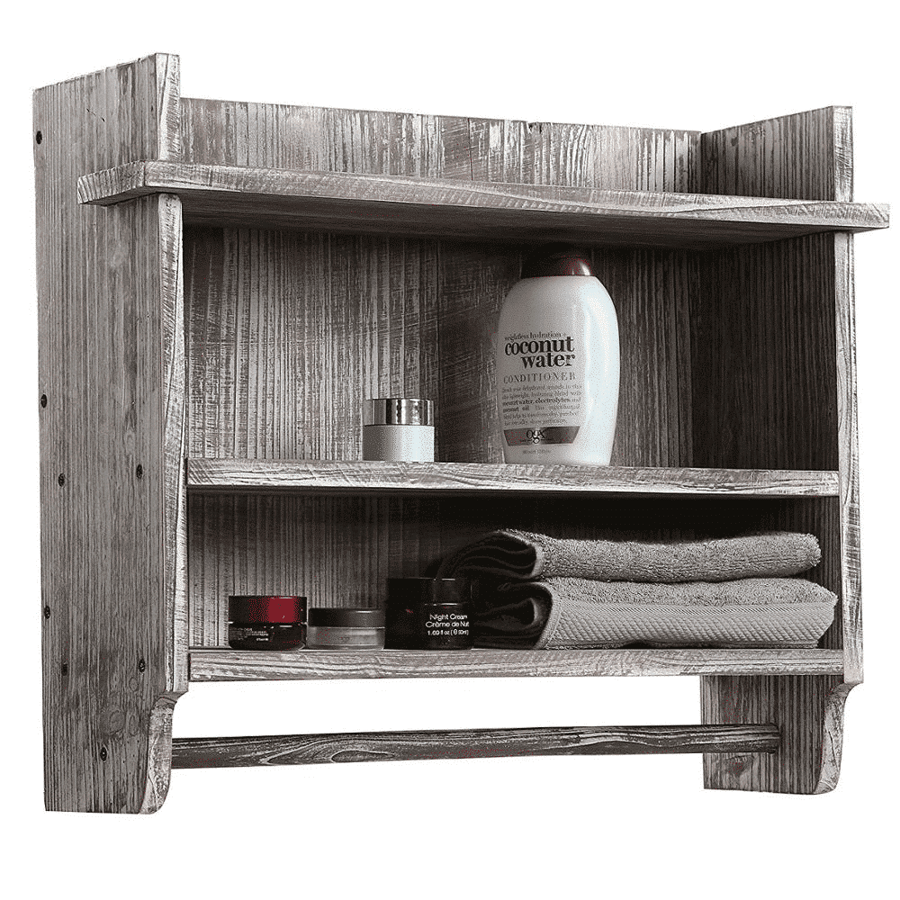 Bathroom storage shelves 60x18cm – Gray RA-B14