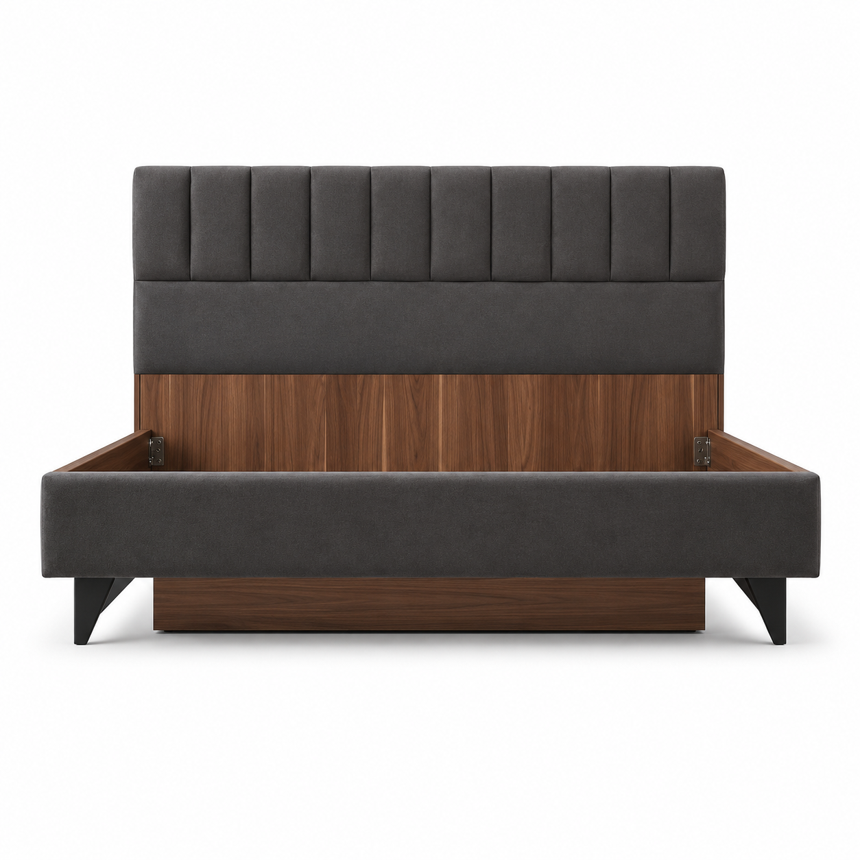 سرير مودرن 170×210سم-رمادي RA-BD135
