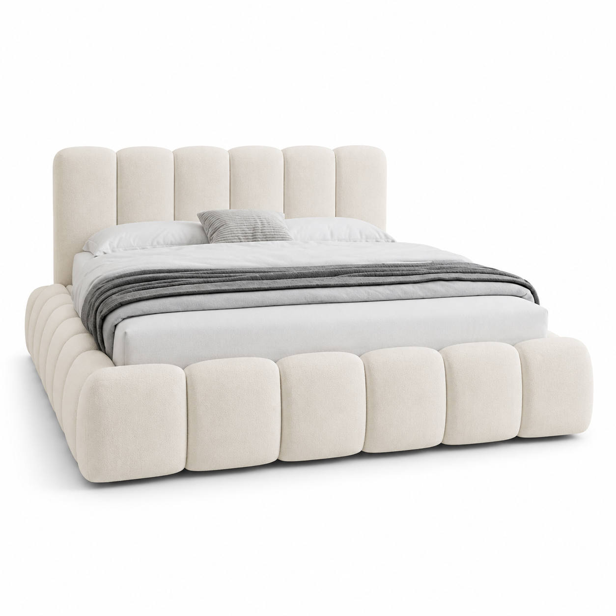 سرير مودرن 160×200سم-أوف وايتRA-BD140