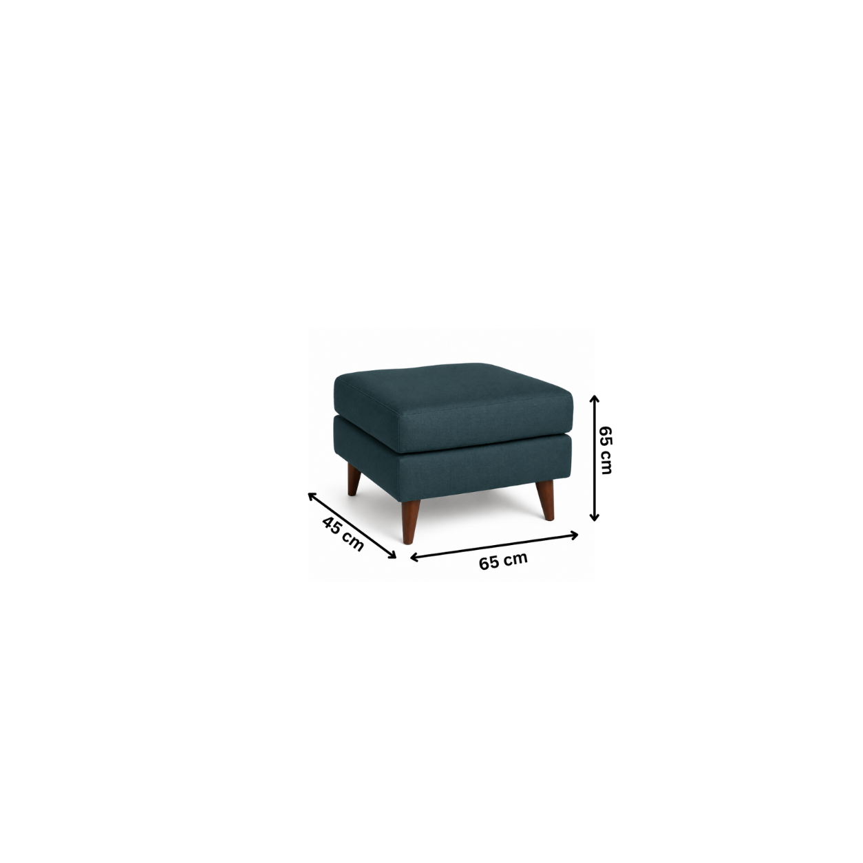 Modern pouf 65x65cm - Olive Green RA-BF03