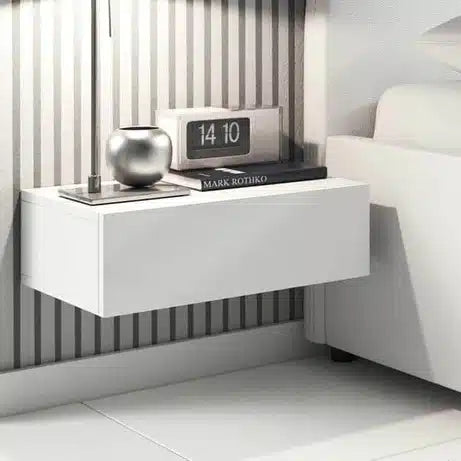 60cm Hanging Nightstand - White RAF-CO29