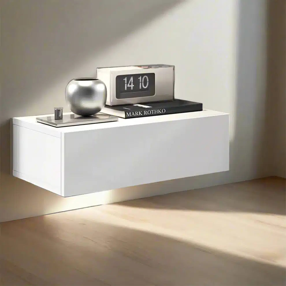 Hanging nightstand 60x30cm - White RA-CO29