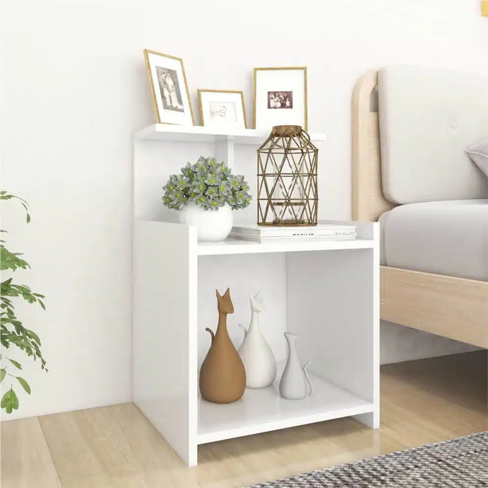 Modern Nightstand 40x35cm - White RA-CO32