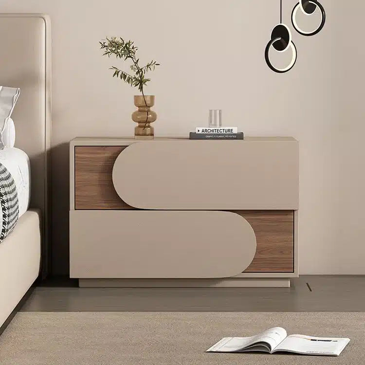 Modern nightstand 60x45cm - Beige RA-CO37