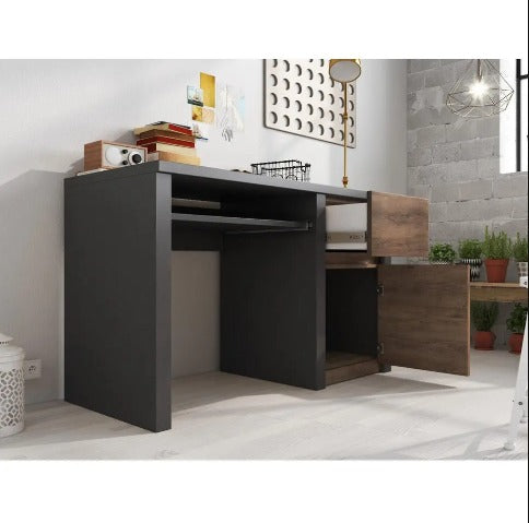 مكتب مودرن 120×40سم-بني×خشبي RA-F114