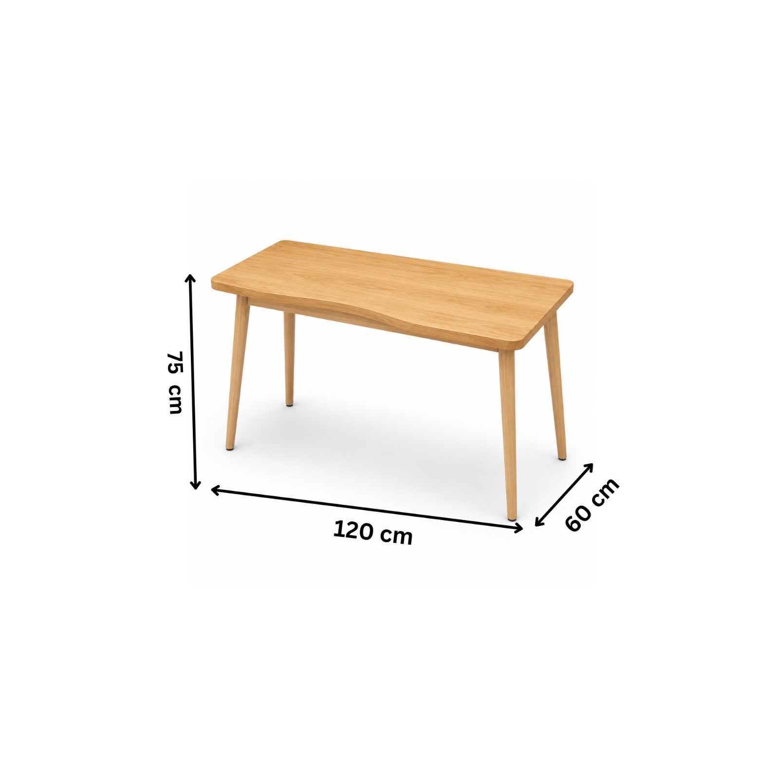 مكتب مودرن 120×60سم-خشبي RA-F25
