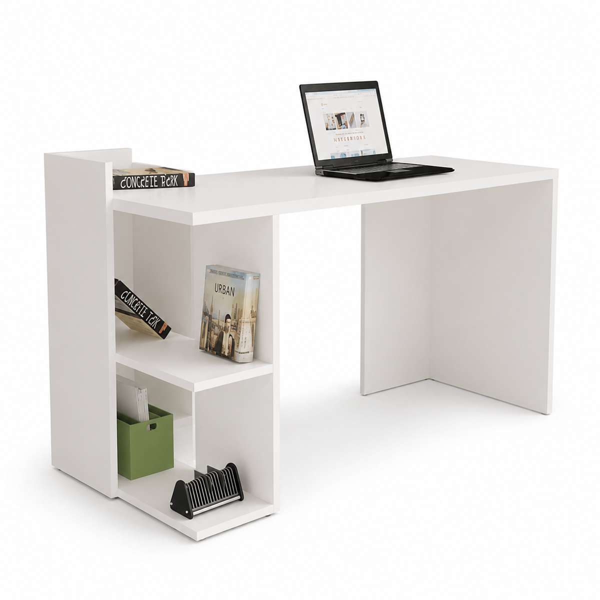 مكتب مودرن 150×55سم-ابيض RA-F31