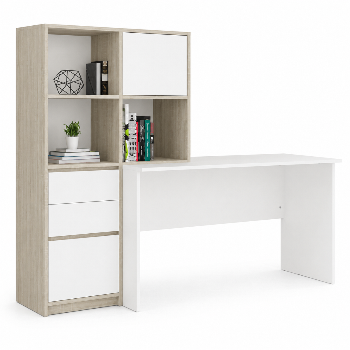 مكتب مودرن 160×55سم-ابيض RA-F42