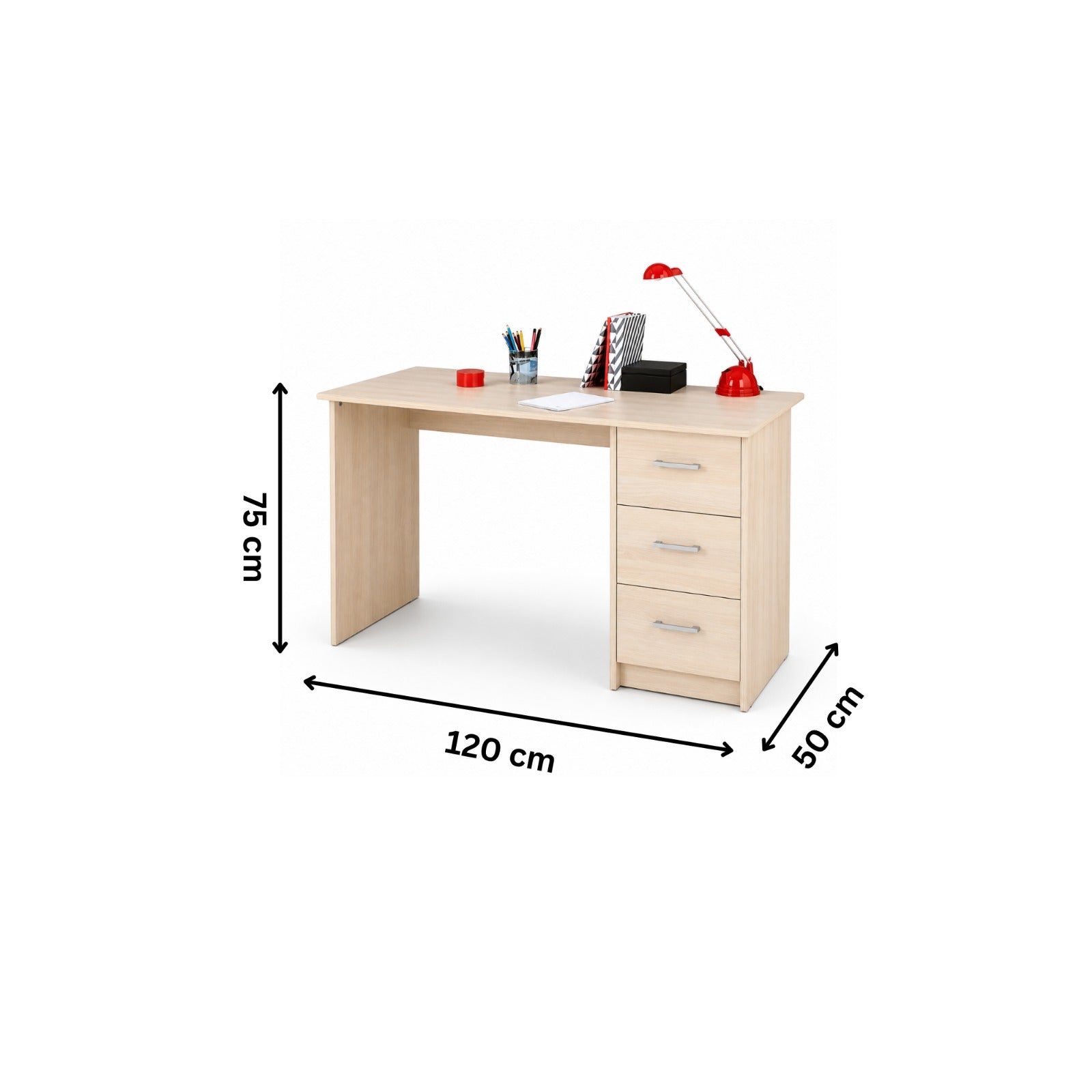 مكتب مودرن 120×50سم-خشبي RA-F50