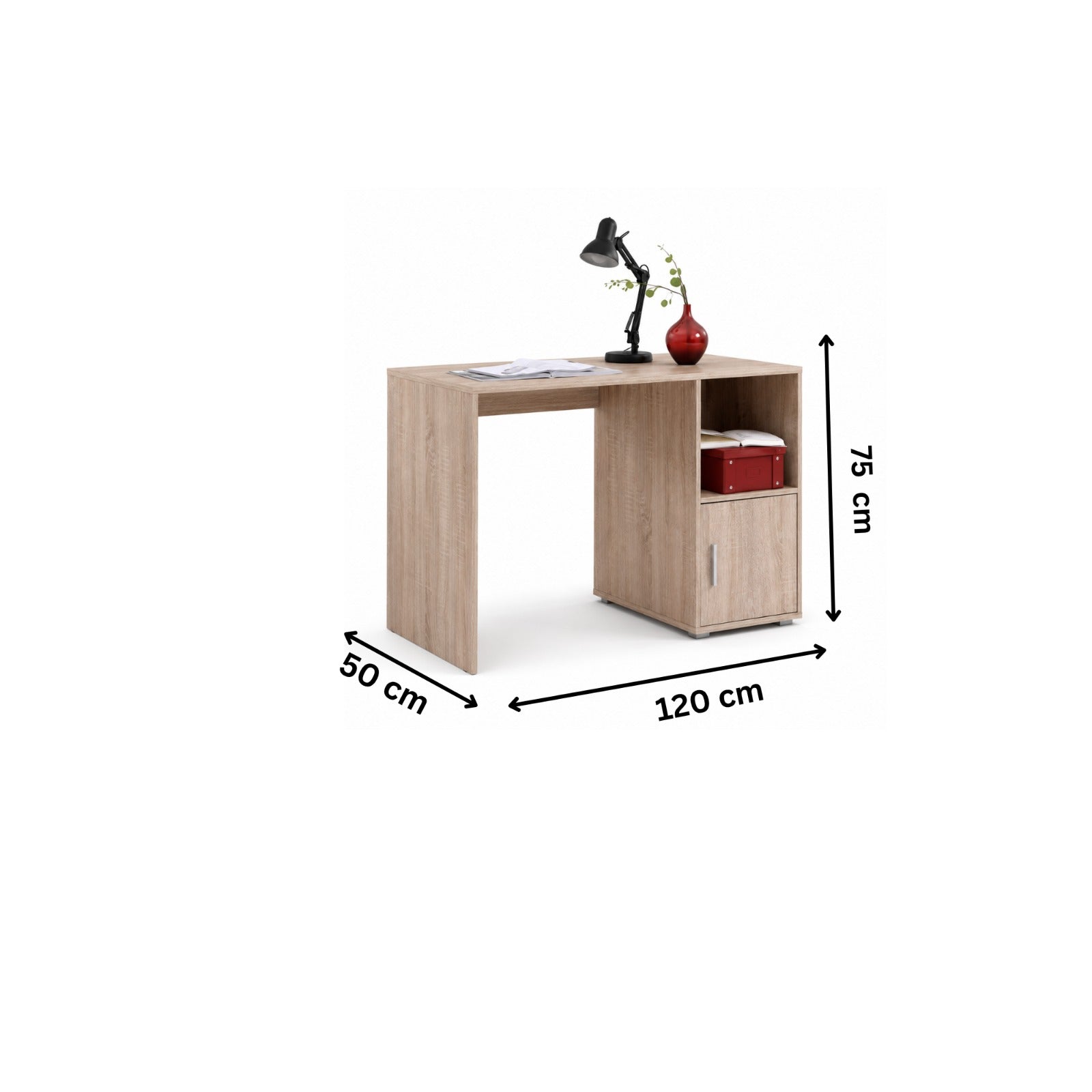 مكتب مودرن 120×50سم-خشبي RA-F53