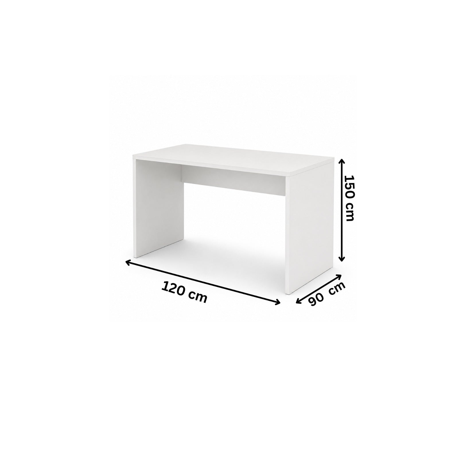 مكتب مودرن 120×90سم-أبيض RA-F62