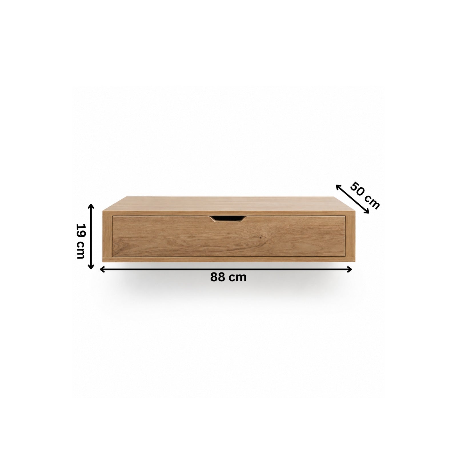 مكتب حائط 88×50سم -خشبيRA-F76