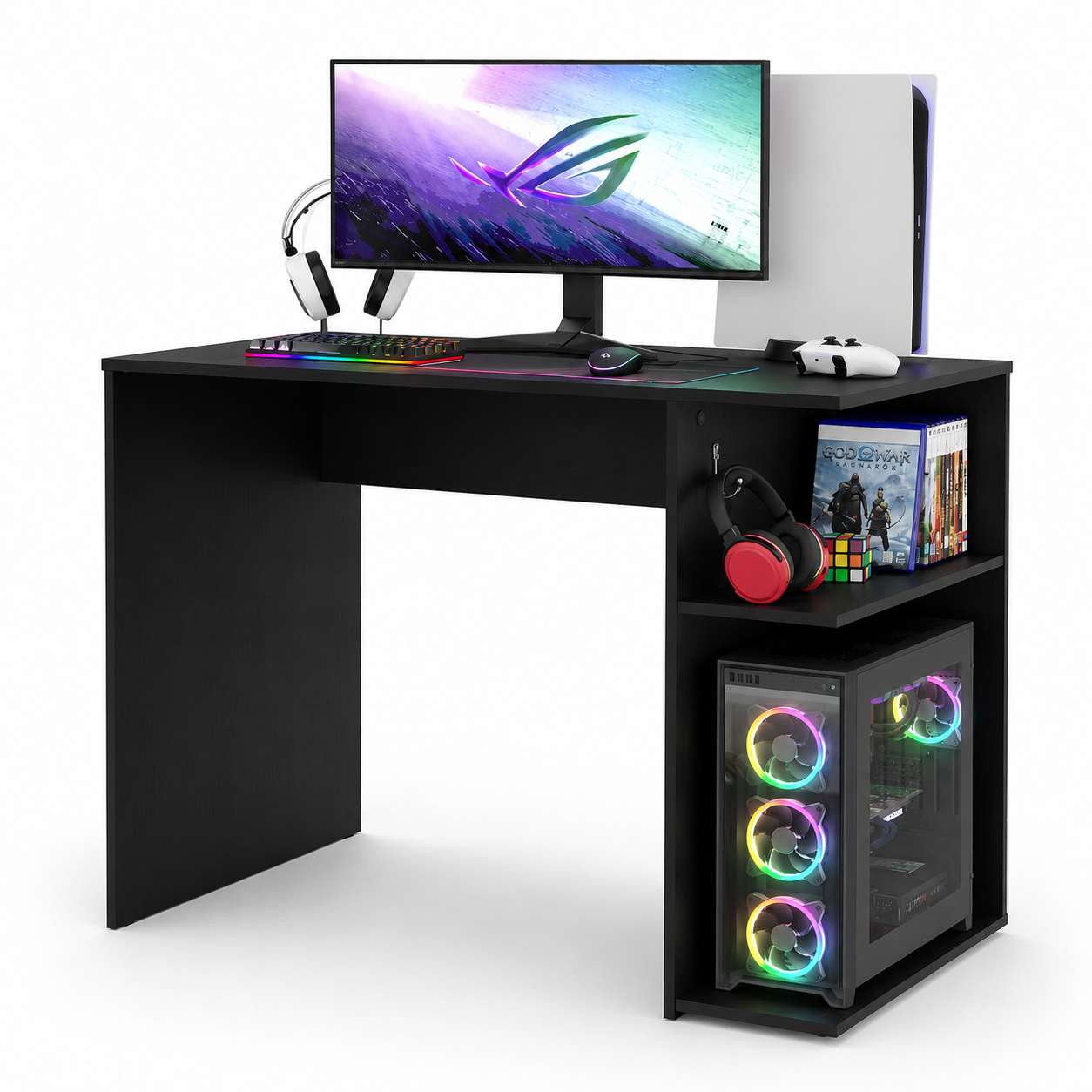 Modern desk 100x40cm - Black RA-F97