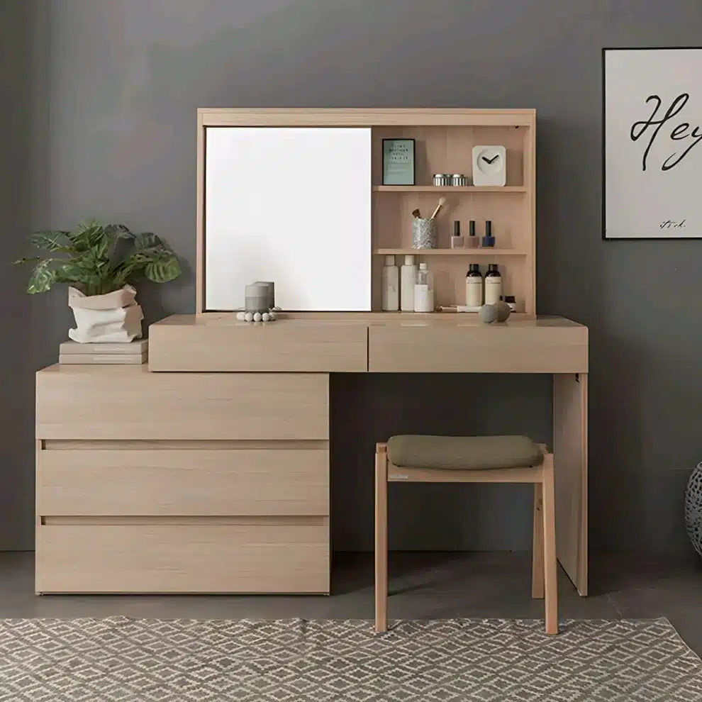 تسريحة مودرن 120×40سم-بيج RA-H33