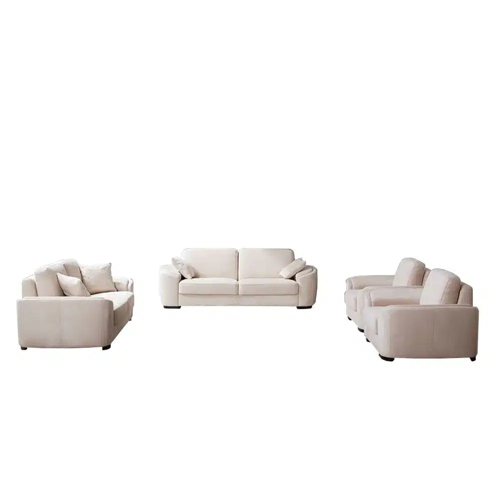 Modern 4-piece living room set - Off-white RA-LR19