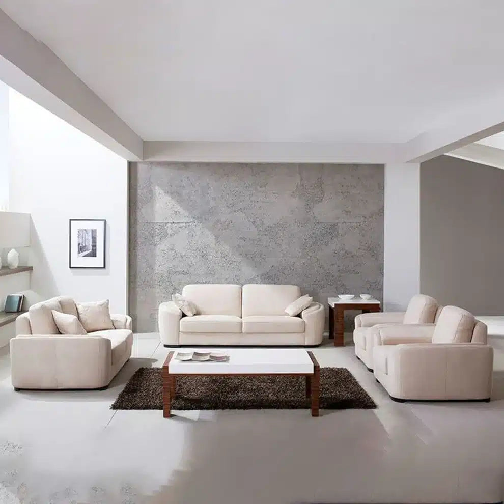 Modern 4-piece living room set - Off-white RA-LR19