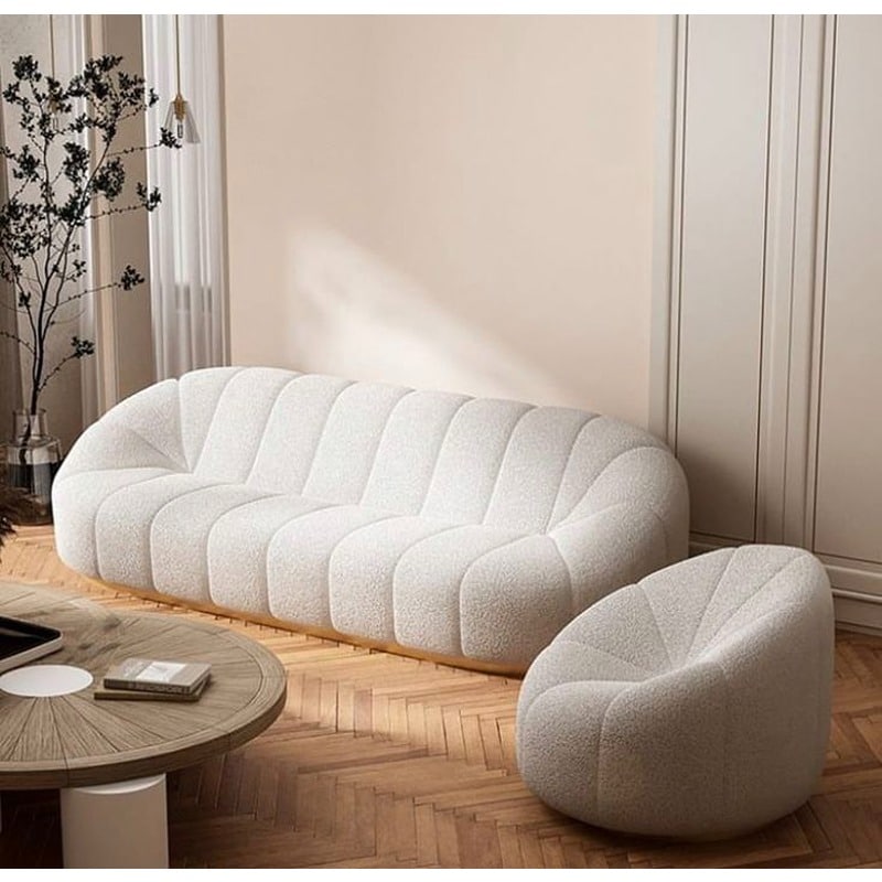 2-piece living room set - white RA-LR25