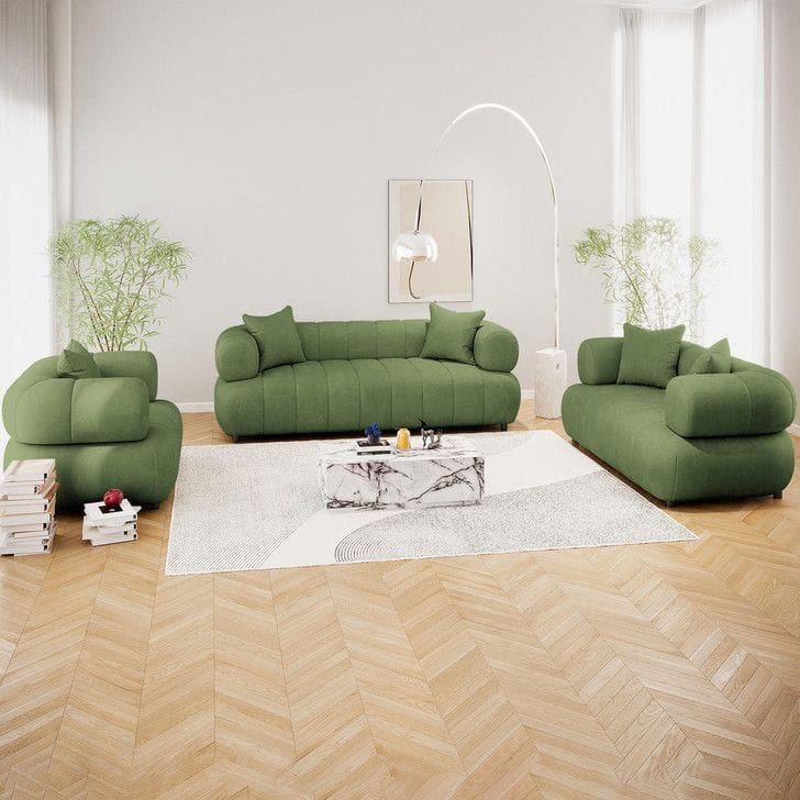 3-piece sofa set - Green RA-LR33