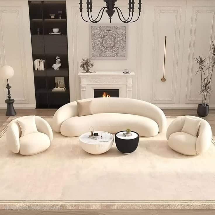 3-piece sofa set - Off White RA-LR34