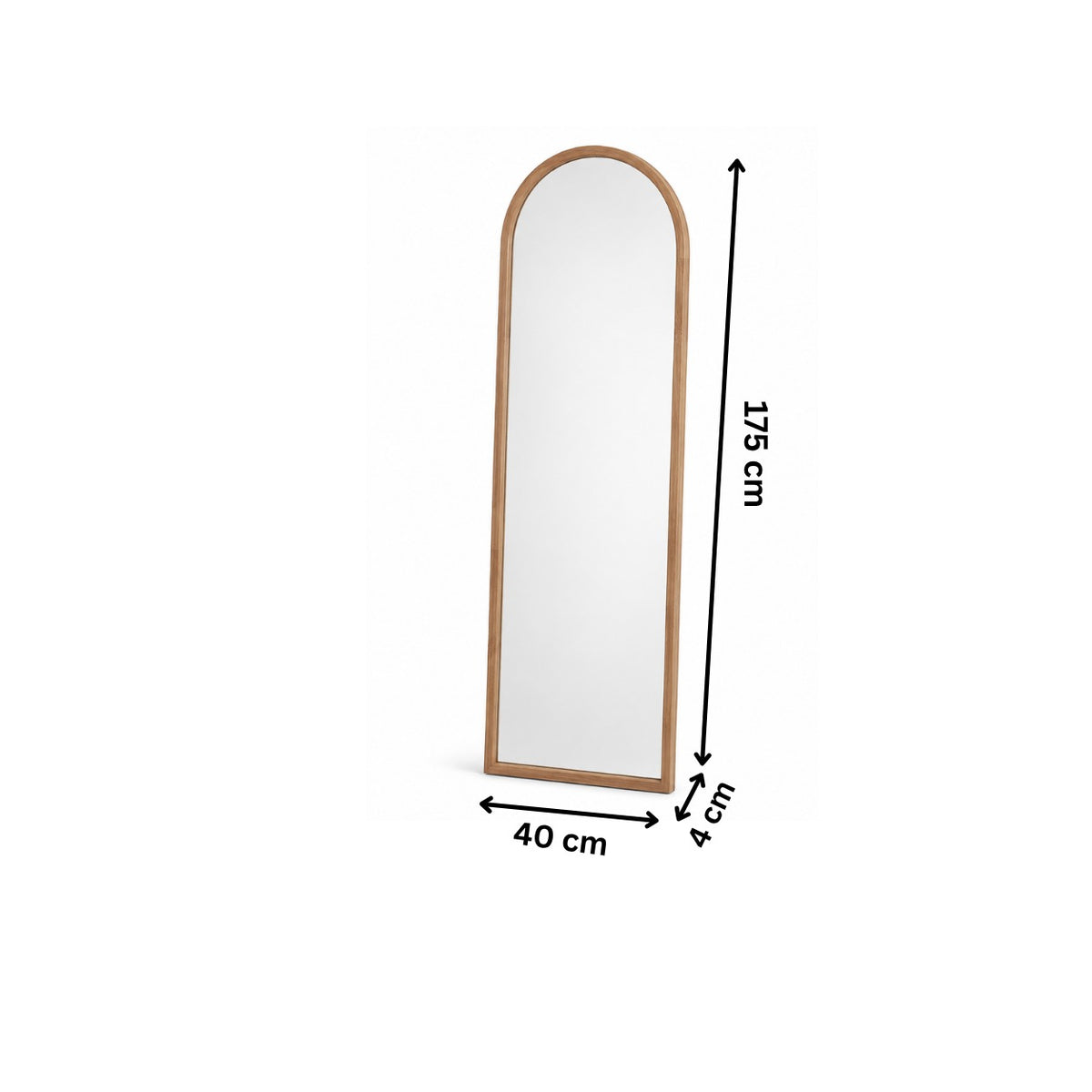 Standing mirror 40x175cm - Wood RA-M13