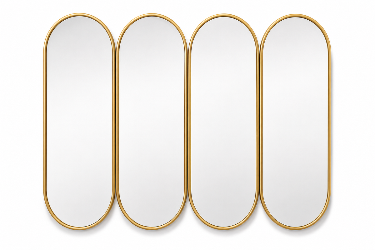 Oval Mirror Set 110x70cm - Gold RA-M24
