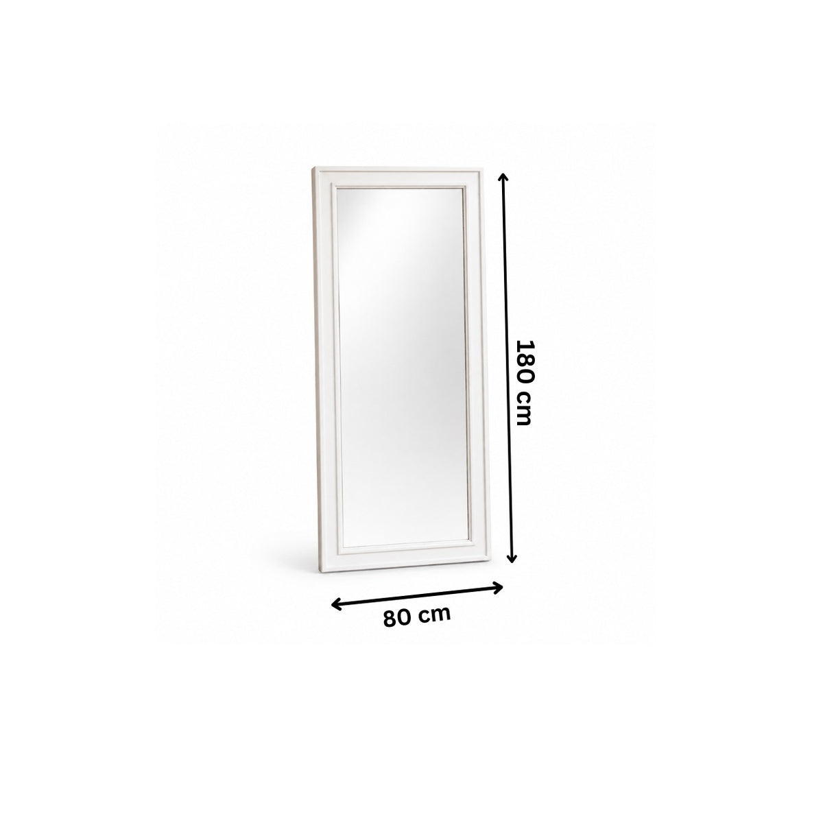 مرايا استاند80×180سم-أبيض RA-M48