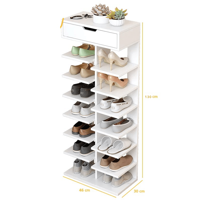 Modern shoe rack 46 cm – White RAF-S27