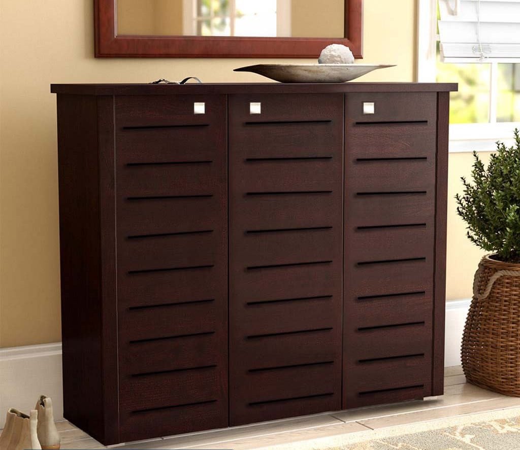 Modern shoe rack 120x40cm – Brown RA-S28