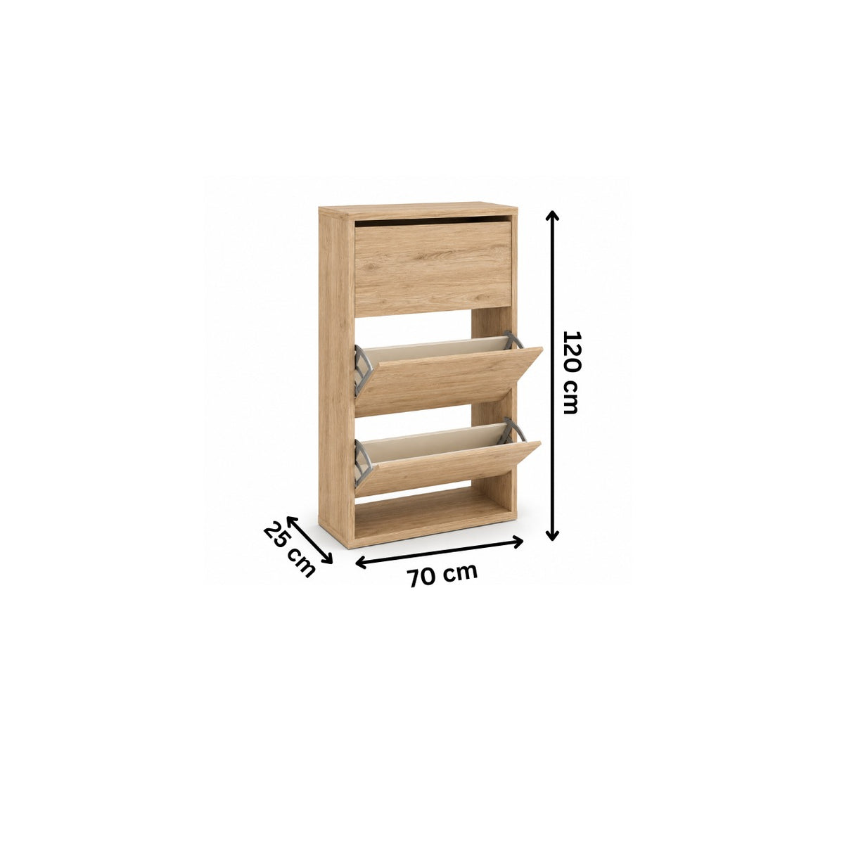 Shoe rack 70x25cm - Wooden RA-S57