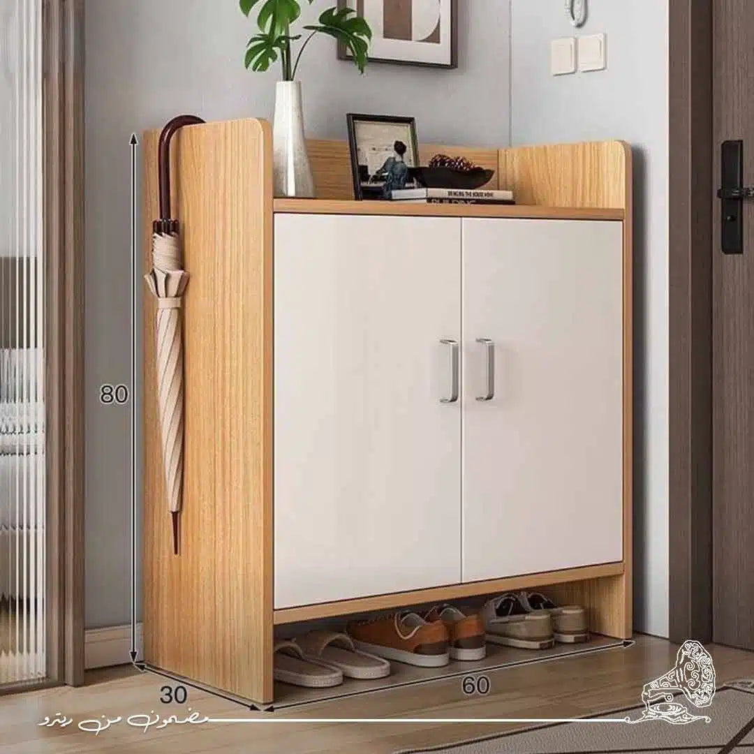 Shoe rack 60x30cm - Beige x White RA-S76