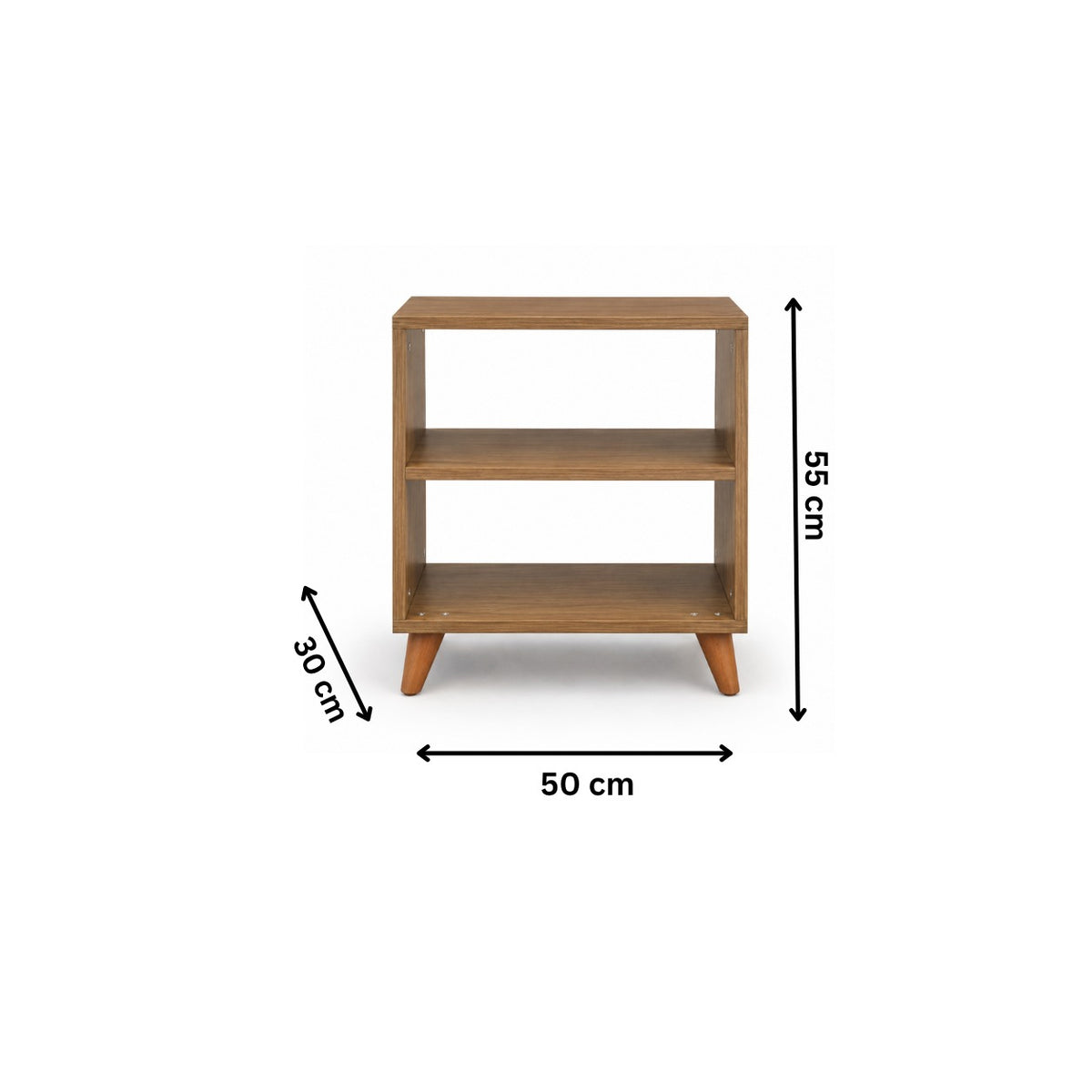 Modern shoe rack 50x30cm - Brown RA-S92