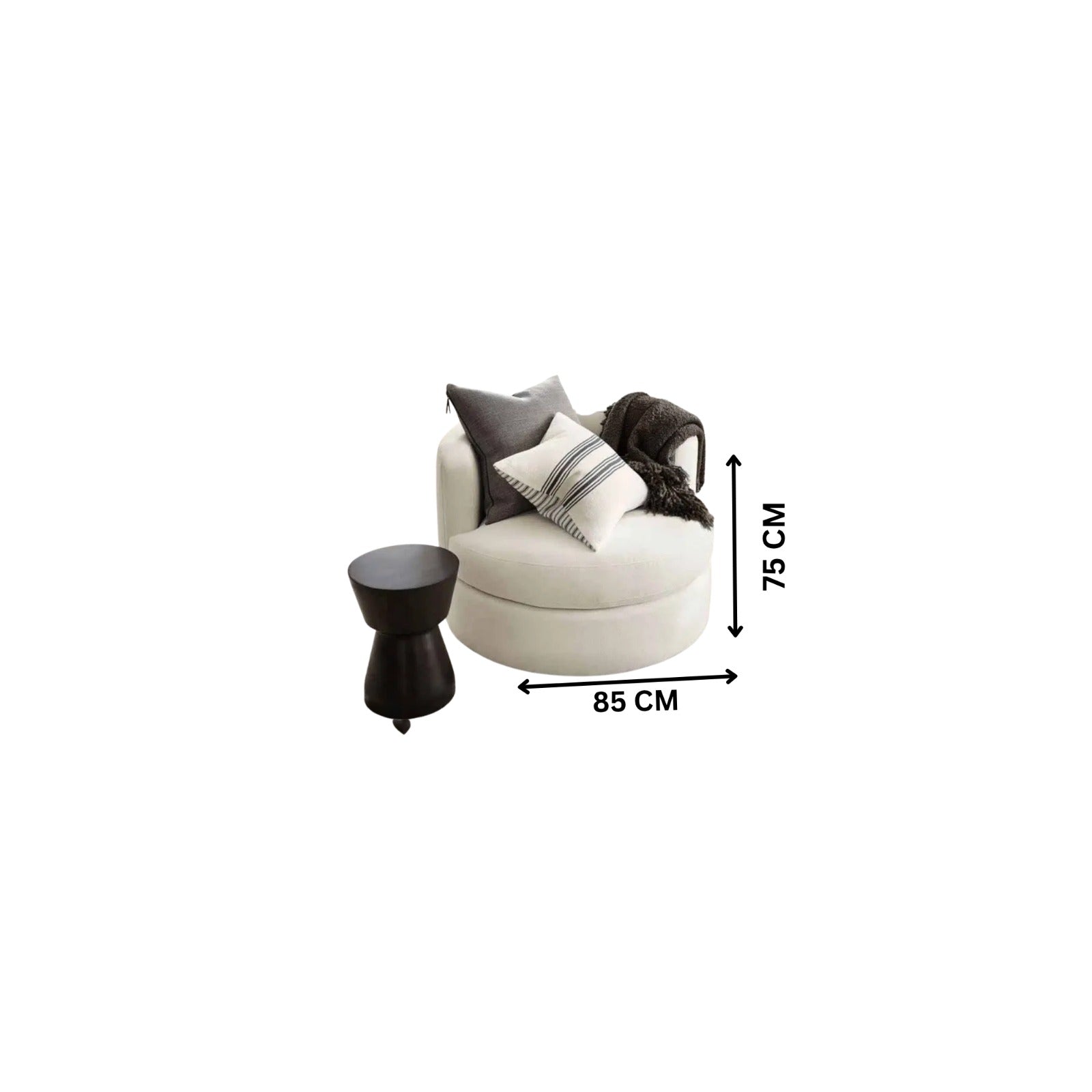Chair 85x75cm - Off White RA-SF152